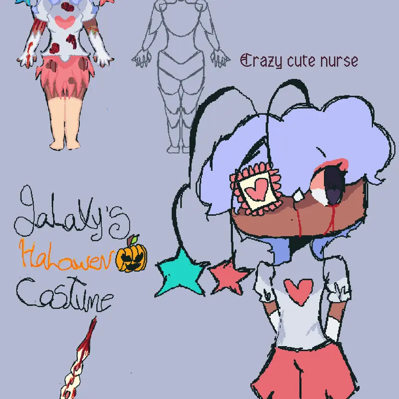 Halloween costume version: Galaxy!!! by @Karoo_N_galaxy