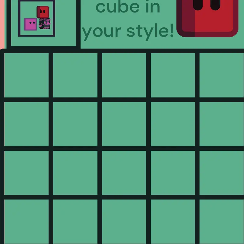 Draw red cube by @NoahSalazar