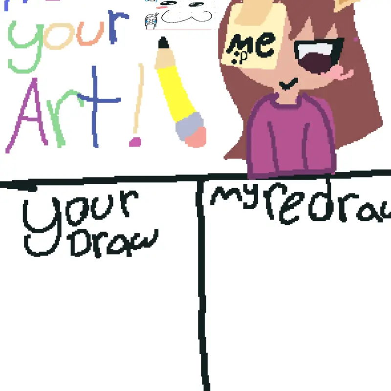Redrawing your art! by @Mut1f4nd0m_123