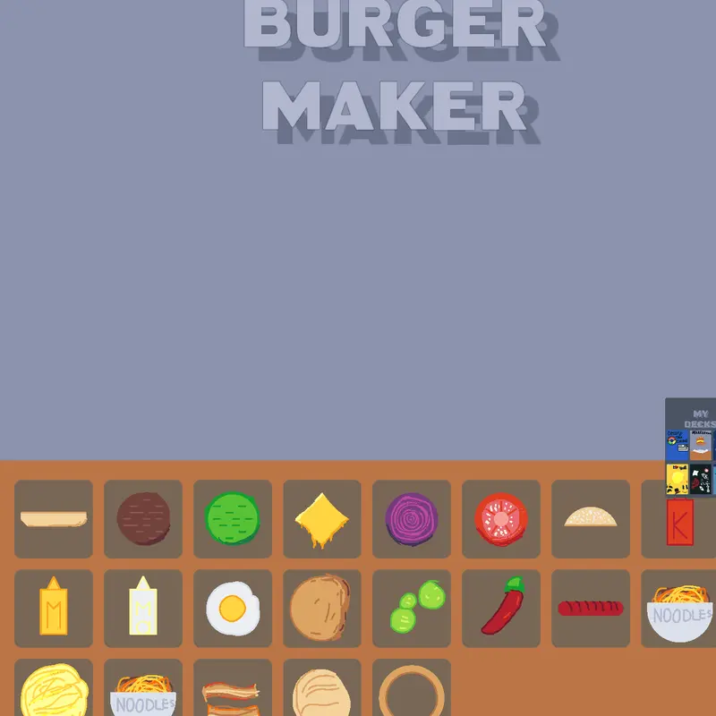 Make a burger 2 by @benjamincito