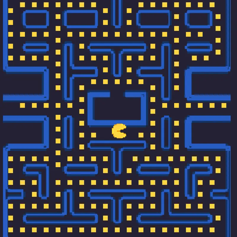 Pac man game w no ghosts by @xXYumikoCandy67Xx