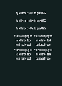 The killer game.