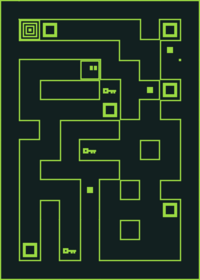 Retro looking game