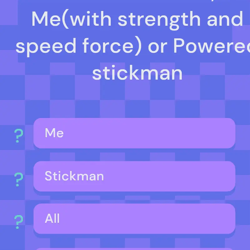 What U decide by @Stickman_C00L