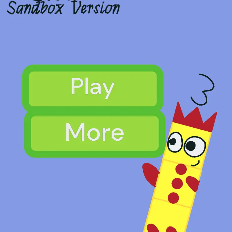 Numberblocks sandbox by @Sebathespider