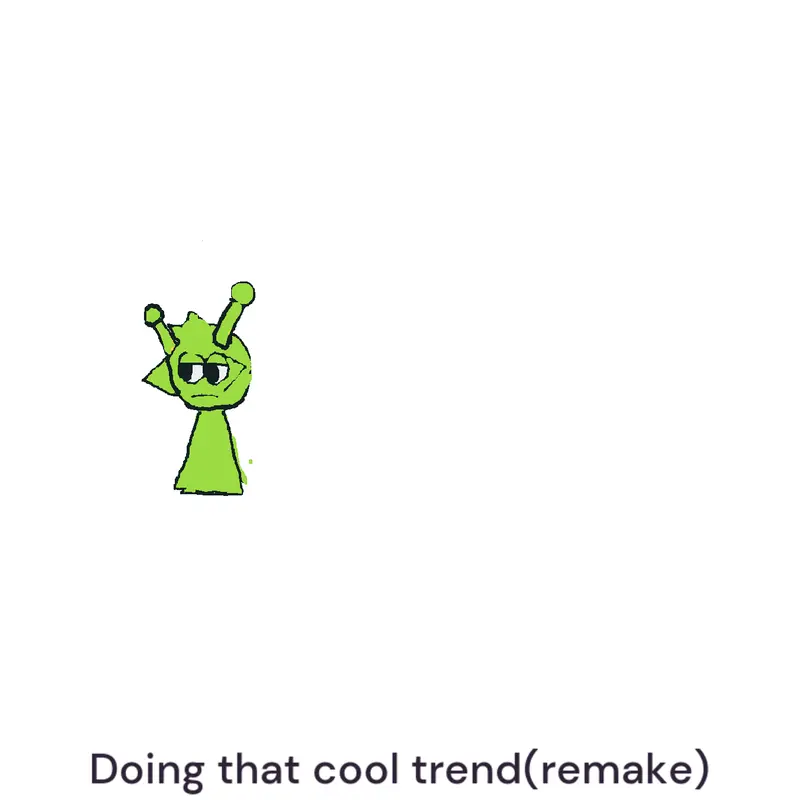 Cool trend with greenery/my oc! by @Remix_rookie