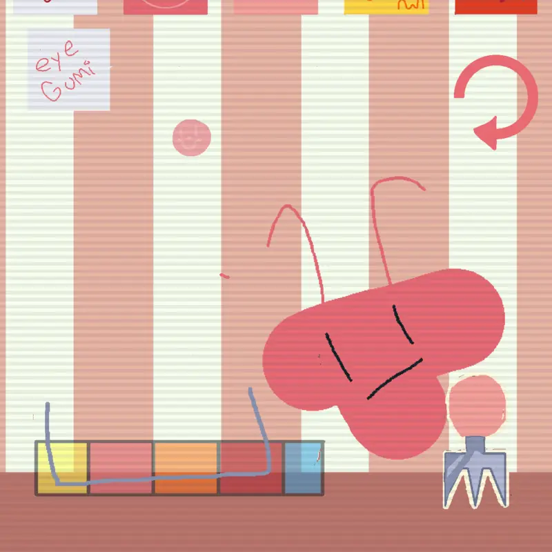 Cute mukbang game with a wingless butter by @GraceWall