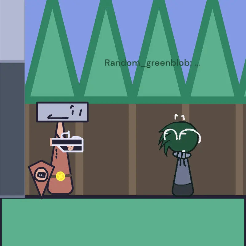 well he goes away :P by @random_greenblob