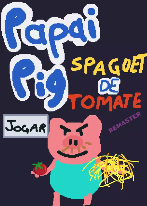 Daddy pig tomato spaghetti by @Dede_NINJA_123