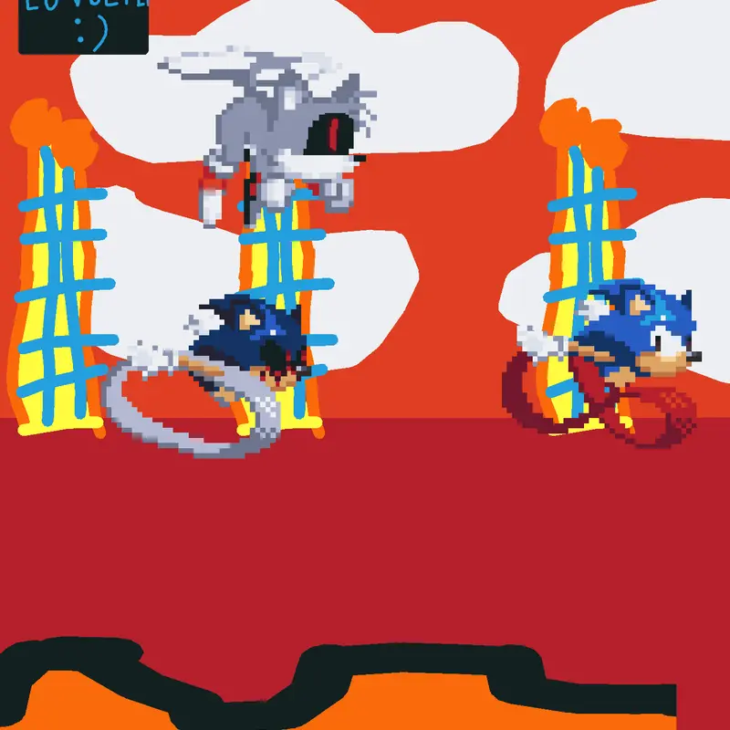O que eu faço da minha vida._. #sonic by @HeitorSanchez