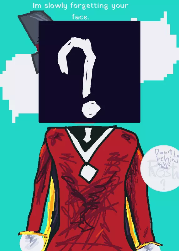 Im slowly forgetting your face by @Strawberryice