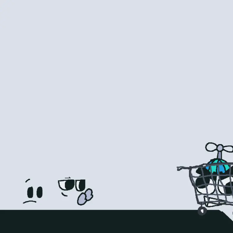 Kiddo rides in a cart down the hill by @ImSoSigma72