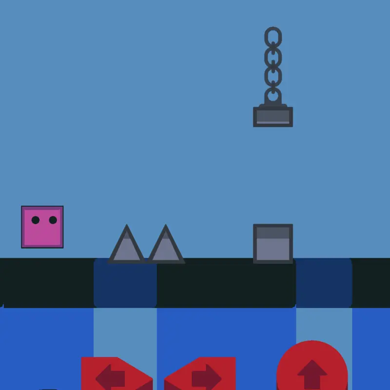 Cube dash in platformer by @Itsmekatanacool333