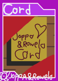 Joppa and rowela Card
