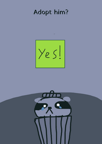 Raccoon adoption game