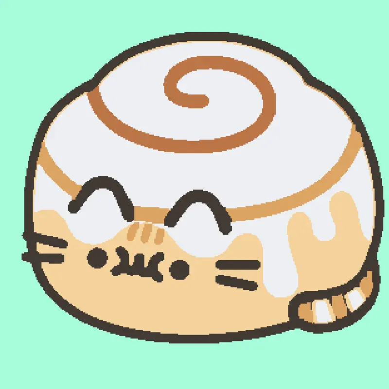 Pusheen cakeroll by @Silly_cuw