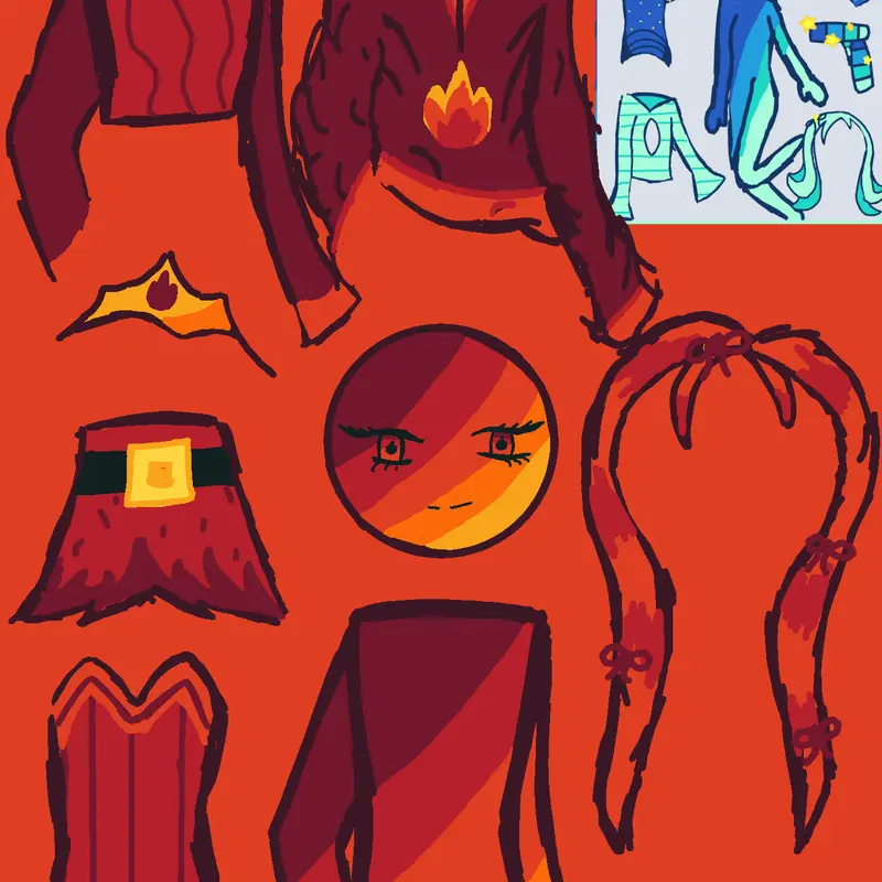 Fire dress up by @miavfm_