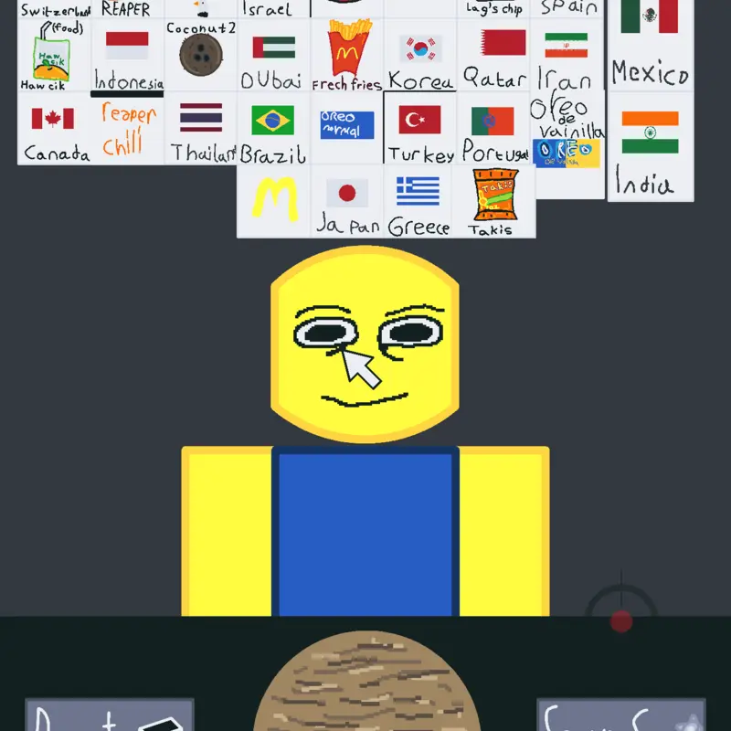 Sushi monsters but all countrys by @MrtDnz