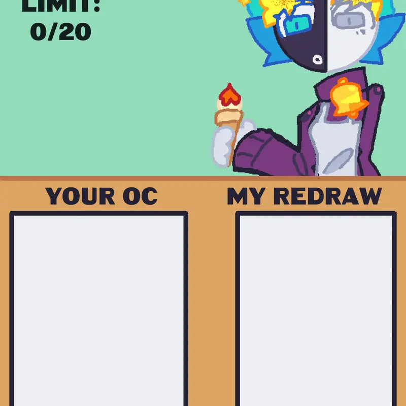 Redrawing ocs! by @0nesh0t_castle