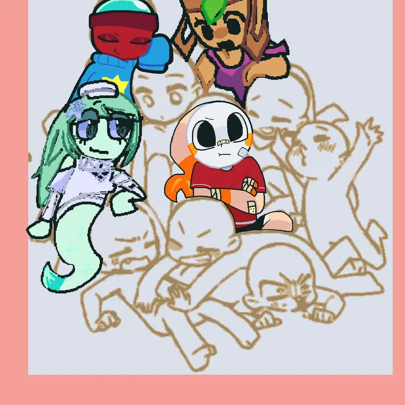 Draw a Dandys world character only by @Rikuto_chips78