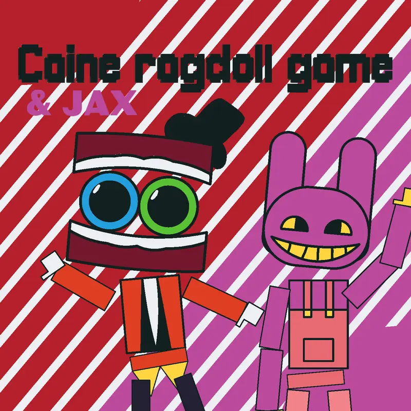 Caine & jax ragdoll game by @Rescccv