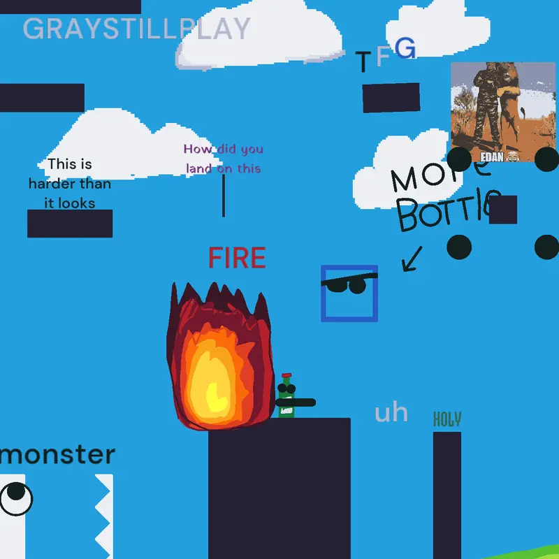 bottle flip by @Caylus_Blox