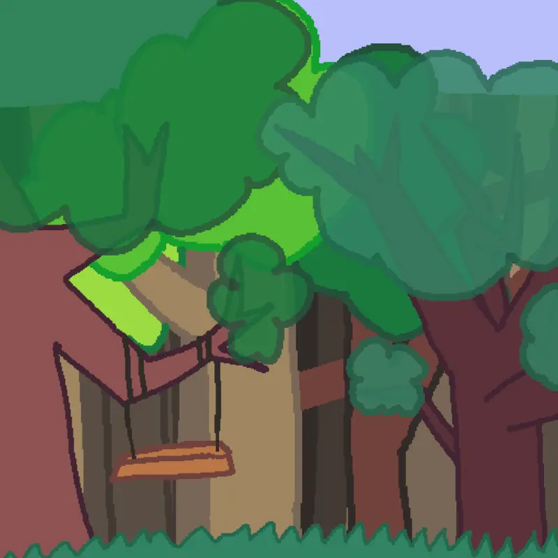 Cute forest by @crazypigeon