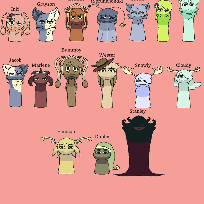 Sprunki oc redesigns by @sprunkilolidk