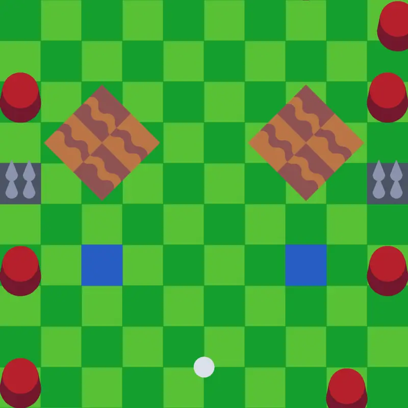 Symmetricity (A topdown golf game) by @dipperpines
