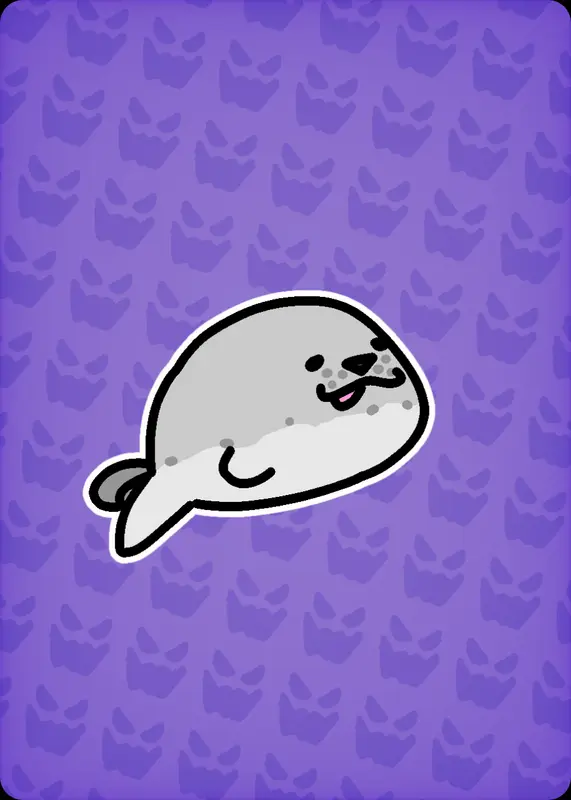 A silly seal by @Emanoko
