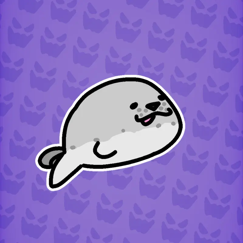 A silly seal by @Emanoko