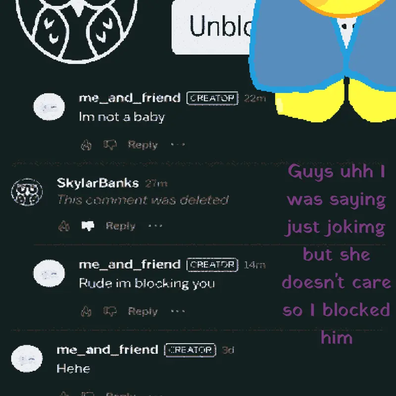 Ugh this noob rude 👿 by @myself_-_-