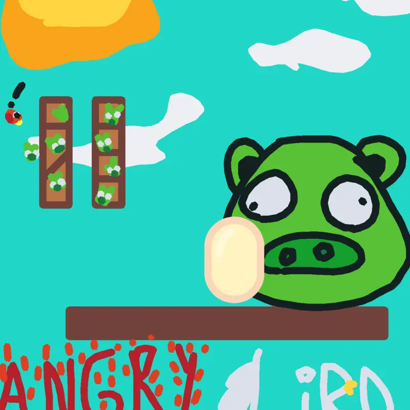 Angrybird vs pigs by @nickjunior