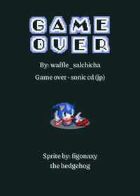 Sonic cd game over