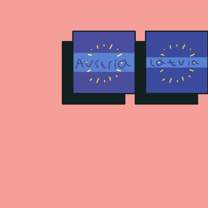 Austria and latvia by @crimsy