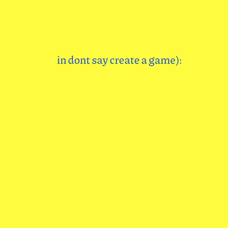 Game by @ziperman