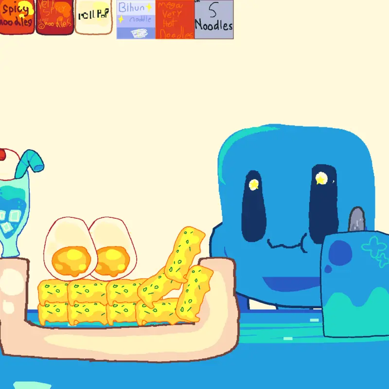 Feed the blue guy by @TheMaster10