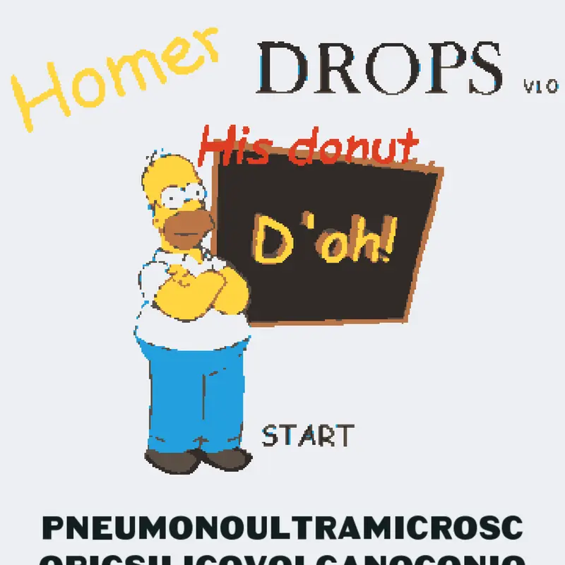Homer Drops His Donut (D'oh) by @Nikola_Miljkovic