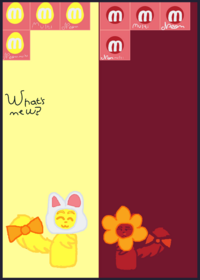 Yellow and red m&m :)