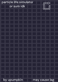 particle life simulator inspired by conway's...