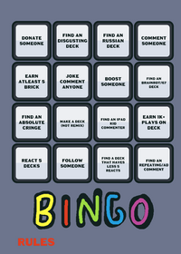 Complete the castle bingo