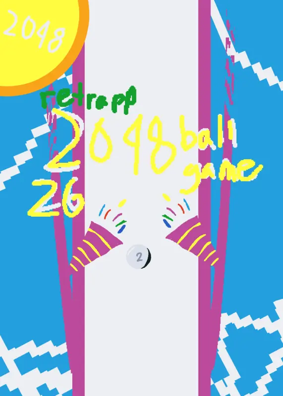 2048 ball game by @retrapp