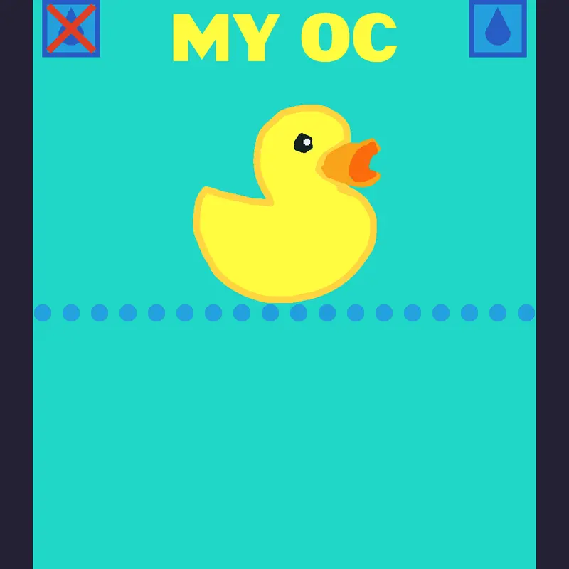 my first oc yay by @DuckyFunny