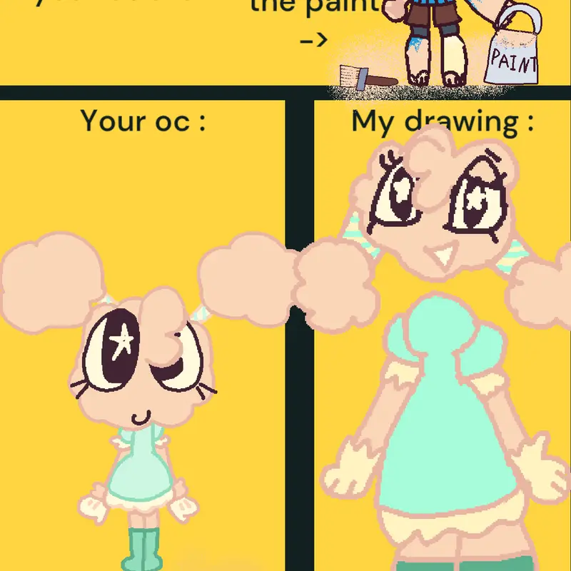 Drawing your oc's by @RXTT3N_M3AT