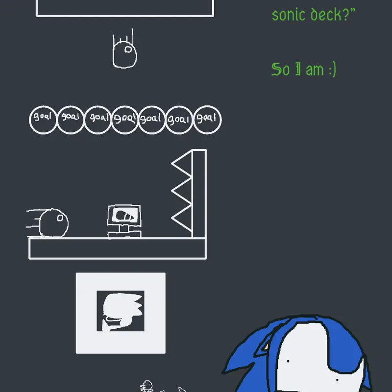 Chinelin Sonic by @spoonbuh