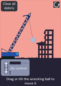 A simple game about destroying a building...