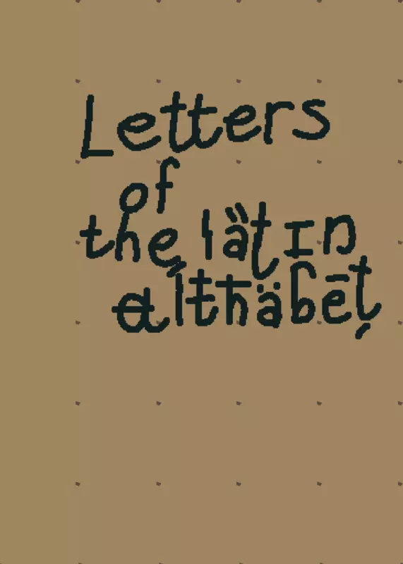LETTERS OF THE ꝆȀƮɪȠ ALPHABET by @Lorant_is_a_deck