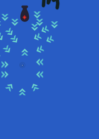 The chaotic golf