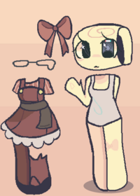 random shelly dress up game..