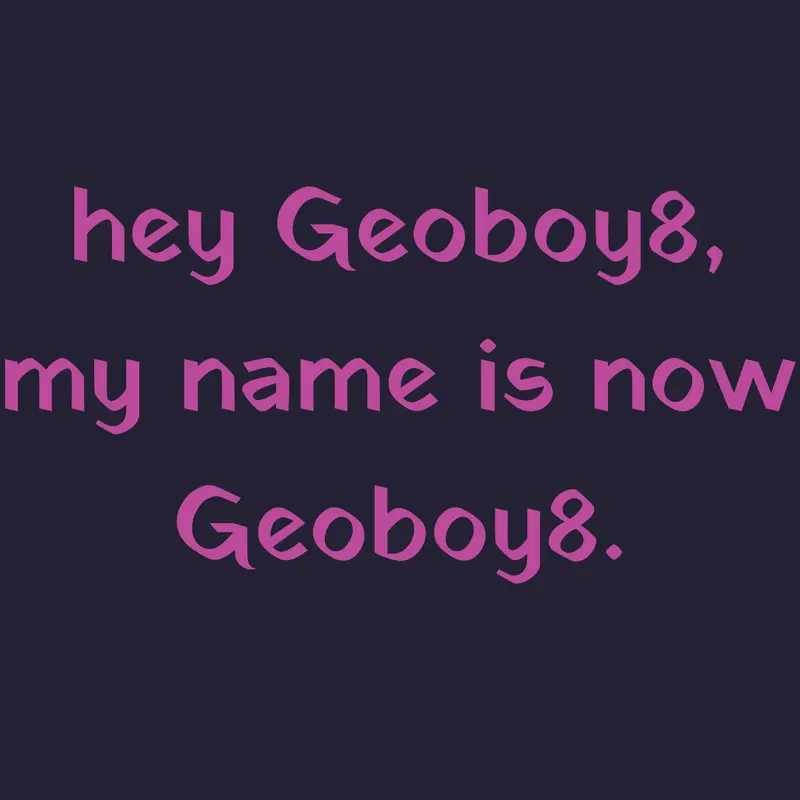 FYI by @Geoboy8